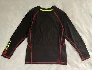 Reebok Boys Performance Black L/S Tee Size Large FREE SHIPPING - Picture 1 of 6
