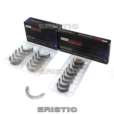 Juego de rodamientos de varilla principal KING "XP" Racing Performance para 92-00 HONDA CIVIC EX 1,6 L Foto 1 de 3