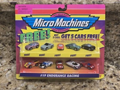Micro Machines #19 Porsche GT40 Jaguar Ferrari Galoob 1997 NEW VTG - Image 1 of 4