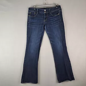 American Eagle Jeans Womens 10 Regular Blue Stretch Denim Girls Casual Outdoor - Picture 1 of 16