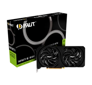 PALIT RTX4060 RTX 4060 INFINITY 2 8GB GDDR6 128bit 3-DP HDMI2.1a - Picture 1 of 1