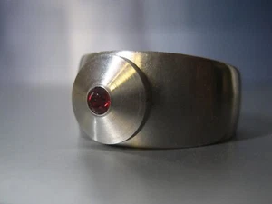 Cilindro - 0mm - "Granate" 3mm - compatible con anillo Charlotte 21, anillo táctil - Imagen 1 de 1