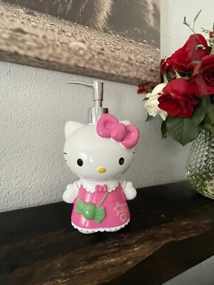 Hello Kitty Pink Dress Soap Dispenser Lotion Pump Sanrio - Image 1 of 3