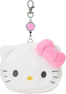 Sanrio Hello Kitty Face design pass case and pouch new reel key holder - Picture 1 of 3