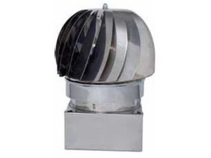 FUMAIOLO VENTOLA ACCIAIO ZINCATO QUADRATA COMIGNOLO GIREVOLE 320 x320 - Foto 1 di 1