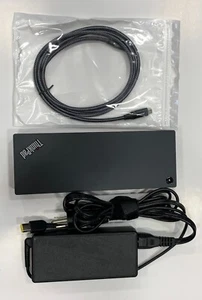 Lenovo ThinkPad Universal Thunderbolt 4 Dock Dk2131 40B0 With 135W AC +Cable - Picture 1 of 5