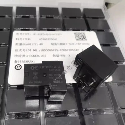 1pcs New macro relay HF165FD-G-5-HY1STF 40A 4-pin - Image 1 of 2