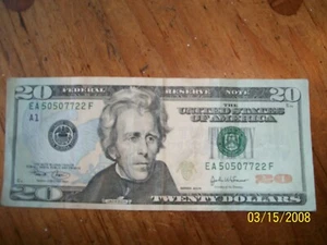 us 20 dollar bill 4 doubles - Picture 1 of 2