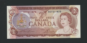 CANADA 2 DOLLARS 1974 PICK # 86a UNC. - Picture 1 of 2