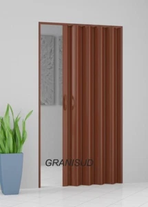 Porta a soffietto in PVC su misura con maniglia da interno a secondo PREVENTIVO - Foto 1 di 10