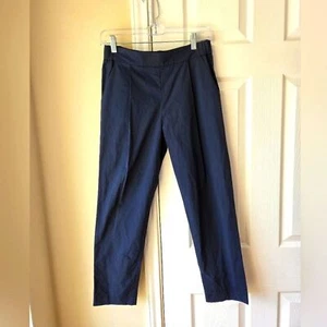 Pantalones Erika Cavallini Azul Marino Talla 38 EE. UU. 2 Pierna Recta - Imagen 1 de 10