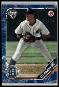 2019 Topps Bowman Holiday #TH-KC Kody Clemens Blue #/150 - Bild 1 von 2