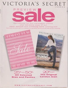 Victoria Secret's Fall Preview Sale 1999 - London Issue - Picture 1 of 2
