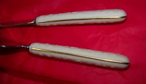 Lenox Wedding Promises Cake Server & Knife Set Used w/ minor scratches on metal - Imagen 1 de 7