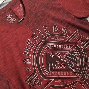 Camiseta American Fighter para hombre XL roja manga corta - Imagen 1 de 10