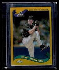 2002 Topps Chrome Gold Refractor #200 Randy Johnson Diamondbacks HOF