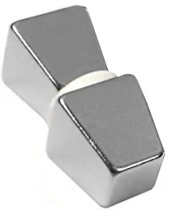 1/2" x 5/16" x 1/2" Tapered Block/Wedge - Neodymium Rare Earth Magnet, - Picture 1 of 1