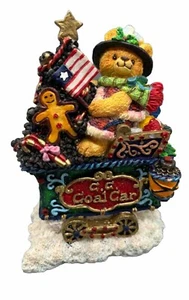 Vintage Crinkle Claus Collectible Train Set Coal Car 1997 Limited Edition 660201 - Picture 1 of 8