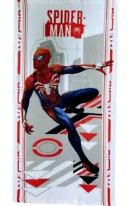 Spider man Beach Towel Swimming Spiderman Boy or Girl style GREY 140 x 70cm - Picture 1 of 1