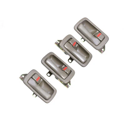 Juego de 4 piezas manija interior interior de puerta interior para Toyota Camry Brown 1992 1993-1996 Foto 1 de 3