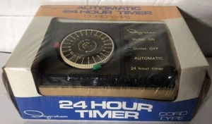 NOS Ingraham 24 Stunden Timer Kabel Typ Modell Nr. 12-036 Vintage neu versiegelt - Bild 1 von 12