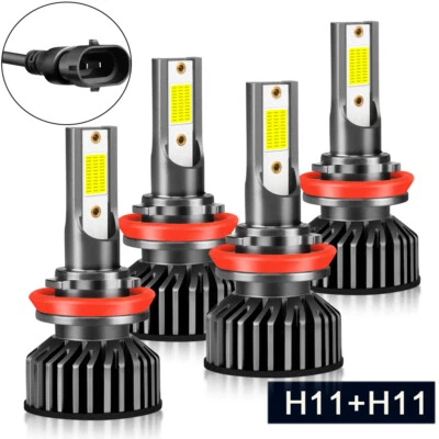 Faro LED 6000K haz alto-bajo para Nissan Rogue utilitario 4 puertas 2,5 L 2014-2020 Foto 1 de 4
