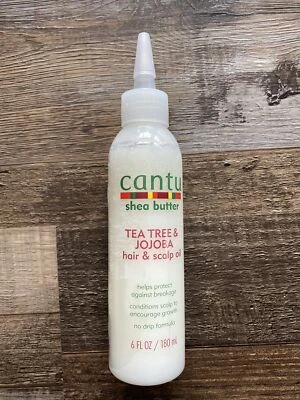 Aceite de árbol de té y cuero cabelludo de manteca de karité Cantú y jojoba, 6 onzas líquidas A2 Foto 1 de 2