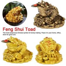 Toad Money LUCKY Fortune Golden Frog ToadCoin Ornaments Office Decoratio、 L4Q2