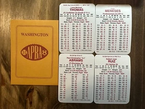 WASHINGTON NATIONALS 2023 APBA 30 Card Team Set- THOMAS- MENESES- ABRAMS - Picture 1 of 1