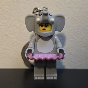 LEGO COLLECTIBLE MINIFIGURES Elephant Girl Keychain (853905) Lot G - Picture 1 of 2