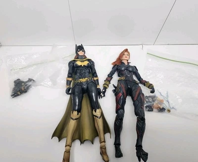 Figuras de acción Square-Enix Black Widow & Batgirl Play Arts Kai  Foto 1 de 4