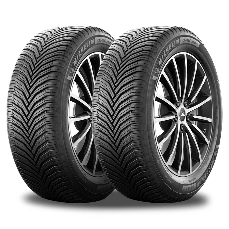 2 Michelin CrossClimate2 225/45R17 91V All Weather Tires 60K Mi Warranty 3PMSF Foto 1 de 4