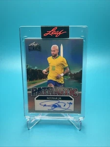 2025 Leaf Metal Patriotic Neymar Jr Auto 1/1 P-N1 - Picture 1 of 1