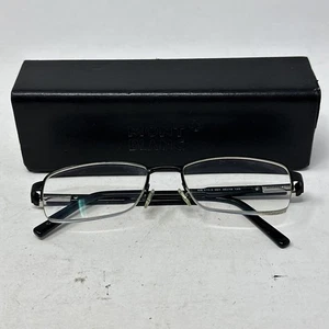 MONTBLANC BRILLE BRILLENGESTELL NUR MB635-3 001 SCHWARZ HALBRAND 55-18-145 ITALY - Bild 1 von 15