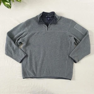 Arc'teryx 1/4 Zip Fleece Pullover Gray Polartec Men's Size XL Vintage Distressed - Picture 1 of 15