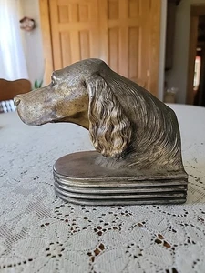 Vintage Jennings Brothers English Setters Jagdhund Buchstütze - Bild 1 von 14