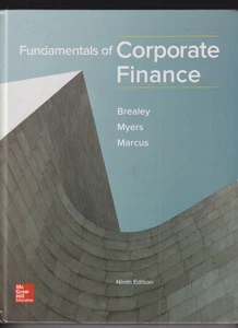 Fundamentals of Corporate Finance 9th Edition by Alan Marcus, R Brealey, Myers - Picture 1 of 4