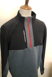 UNDER ARMOUR GOLF 1/4 ZIP TOP SIZE XL GREY - Picture 1 of 2