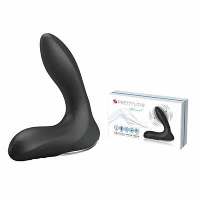 MASSAGGIATORE PROSTATA GONFIABILE PROSTATICO STIMOLATORE VIBRATORE PER UOMO USB - Immagine 1 di 4