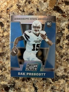 Dak Prescott 2016 Prizm Draft Picks #125 Blue Refractor RC Dallas Cowboys - Picture 1 of 2