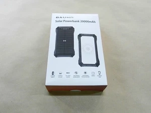 BAUHN (ALDI) SOLAR POWERBANK 20000mAh ~ BRAND NEW - Picture 1 of 4