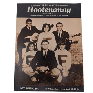 Hootenanny spartiti musicali vintage registrati dai Glencoves 1963 - Foto 1 di 9