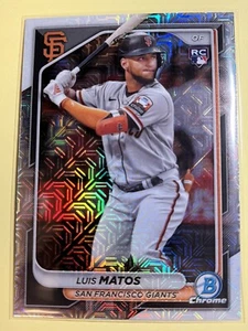 2024 Luis Matos Bowman Chrome Mega Mojo RC Rookie Card San Francisco Giants #12 - Picture 1 of 2