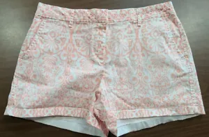 Pantalones Cortos Informales Estampado Verano Elle Para Mujer Talla 6 (32x3.5) Color Melocotón - Imagen 1 de 4