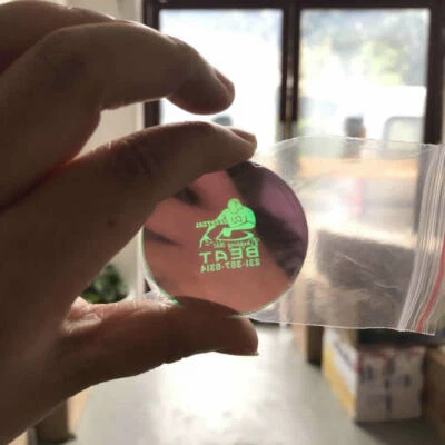 Custom Design 1.46" Sign Gobo Card for Advertising Lights Logo Projector AD Lamp - Image 1 of 4