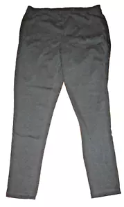 Blair Womens Size L Pull On Pants Stretch GREY Cotton Blend Tapered INSEAM 28.5 - Picture 1 of 5