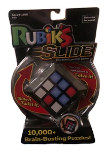 Rubiks Slide Electronic Game 10,000+ Brain Busting Puzzles Rubiks Cube NEW - Picture 1 of 1