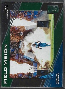 2017 Elite Luke Kuechly Field Vision Green Parallel No. 3