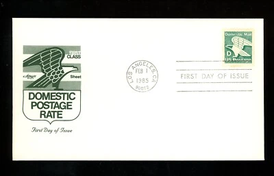 US FDC #2111 Artmaster 2/1/1985 Los Angeles CA "D" Eagle - Image 1 of 2