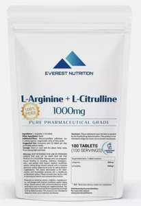Nitric Oxide Supplement with L-Arginine & L-Citrulline Malate - Powerful N.O. - Picture 1 of 3